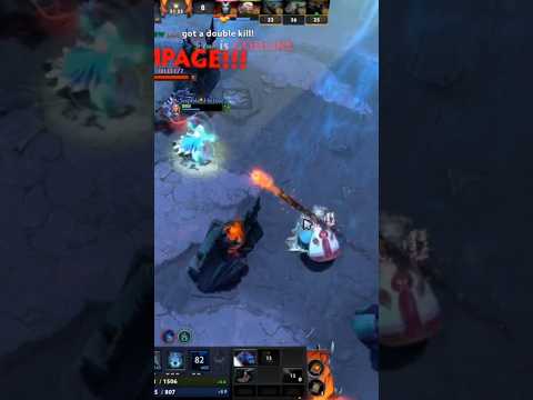 Crystal Maiden with a RAMPAGE #dota2 #dota2gameplay #rampage #shorts #highlights #crystalmaiden