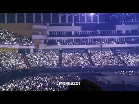 190929 EXplOration in Taipei Day2 Exo-L singing Lucky 엑소엘 때창 大合唱