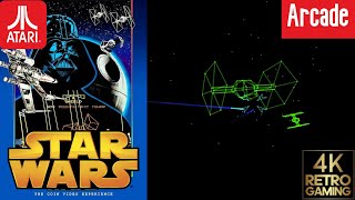 Star Wars Arcade ( Atari 1983 ) 4k Gameplay