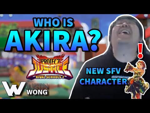 AKIRA FROM RIVAL SCHOOL IS IN STREET FIGHTER V?!?! HOW DOES SHE PLAY?!?!