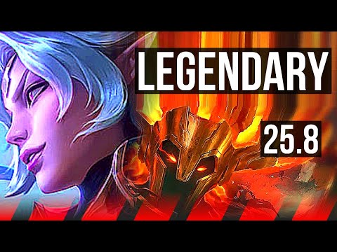 FIORA vs MORDEKAISER (TOP) | 6 solo kills, Legendary | KR Master | 25.8
