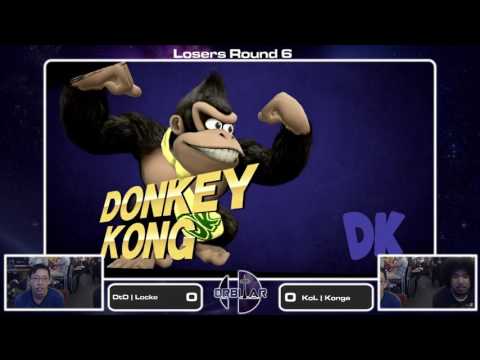 DtD | Locke (Mega Man) vs KoL | Konga (Donkey Kong) - Orbitar 24 - Losers Quarters