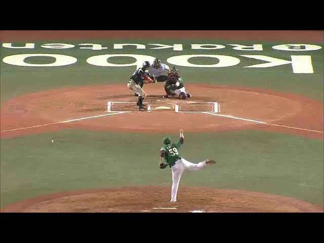 【6回表】イーグルス先発・菊池が伸びのあるストレートでマリーンズ打線を圧倒!! 2014/8/17 E-M