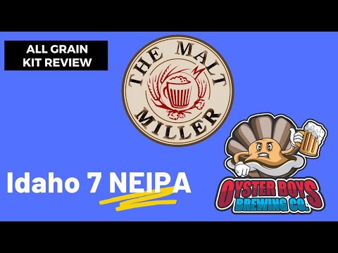 All Grain Kit Review - Idaho 7 New England IPA from The Malt Miller- NEIPA - It's homebrew time