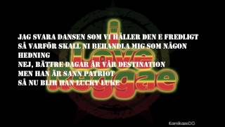 Kapten Röd In Kommer Ting (lyrics)