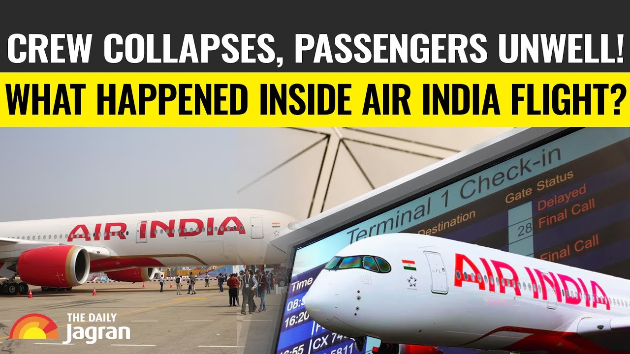 Air India Cabin Crew Collapses Mid-Air, Passengers Dizzy, What Happened Inside Air India Flight