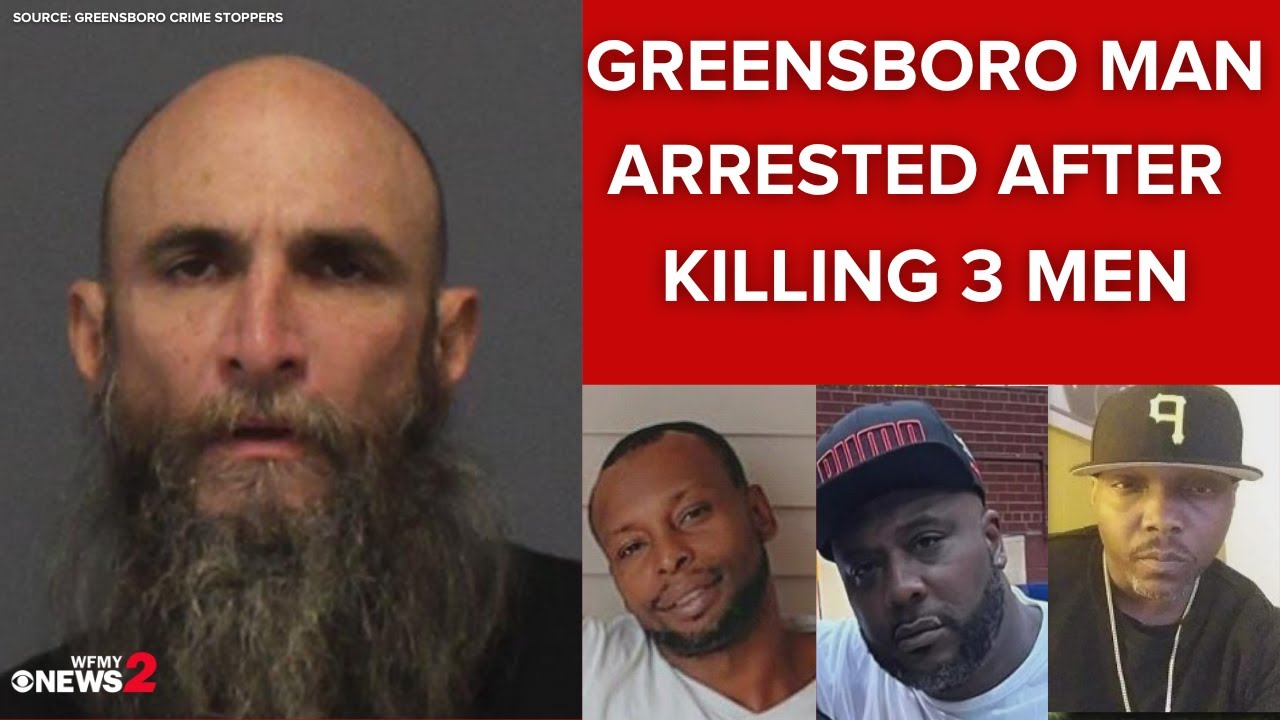 Greensboro man arrested in 3 murder cases