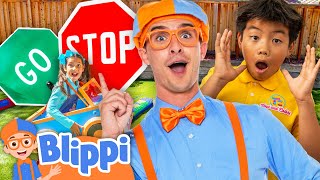 Blippi Builds a Racecar and Learns to Never Give Up! 🏎️ @toysandcolors