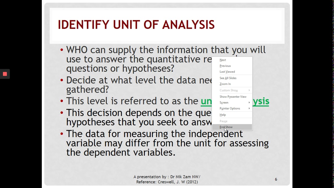 Collecting Quantitative Data Part 1