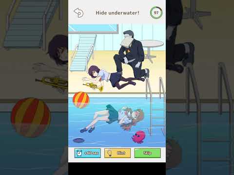 Tricky Mean Brain puzzle Level 15 Hide underwater #gameplay #walkthrough - YouTube