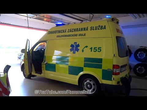 Quick tour of a Czech VW T5 ambulance - Hradec Kralove (Region) EMS ambulance 135 [CZ | 5.2019]