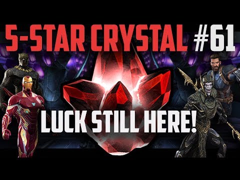 5-Star Crystal Opening #61 - THE LUCK CONTINUES!! - Marvel Contest of Champions
