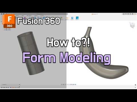 Banana 🍌 Form 3D Modeling with Fusion 360 | How to design tip