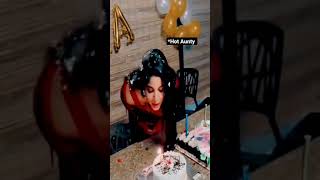 Divya bharathi hot birthday celebration Hot Aunty 