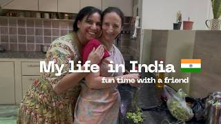 I LOVE my LIFE in INDIA | Meeting a Friend, Cooking Together | 350 years old Deities