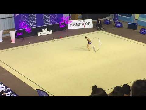 Océane Mazenou ruban - Nat B 18 ans et + - France Besançon 2018