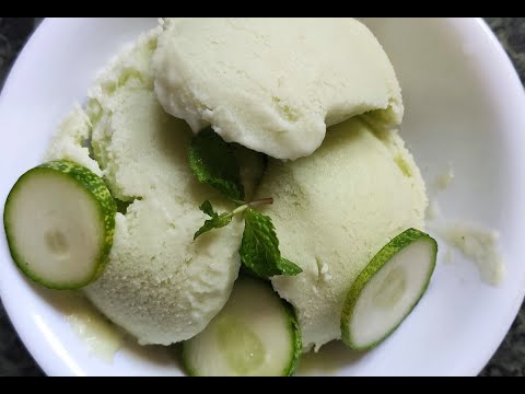 Cucumber Ice Cream Recipe without Egg