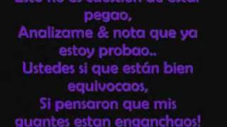 Vico C - No es cuestión de estar pegao&#39; (Letra)