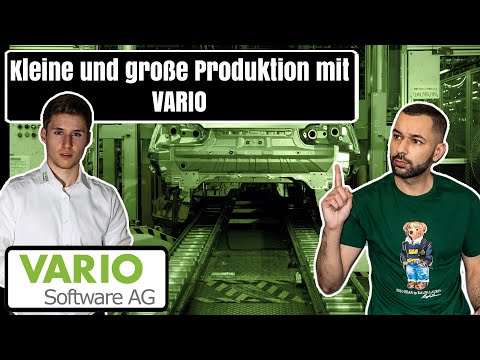 Kleine und große Produktion mit dem eCommerce ERP VARIO verwalten l Stücklisten, Serienproduktion