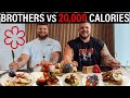 20,000 CALORIE BREAKFAST CHALLENGE! | Cooked by Michelin Star Trained Chefs!
