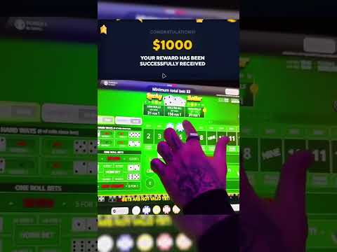 $250 into $1000 in 2 hands of blackjack #casino #gamble #blackjack #roulette #slots #vegas