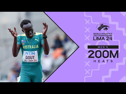 🇦🇺's Gout Gout flies to 20.77 in 200m heats | World Athletics U20 Championships Lima 2024