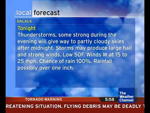 Intellistar 1 SD during Tornado Outbreak - Dallas/Fort Worth, TX  (11/4/22)