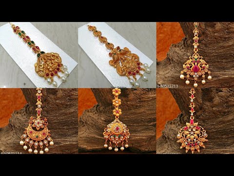 South Indian Mang Tika Design/ Latest South Indian Tika Design/ Online South Indian Mang Tika