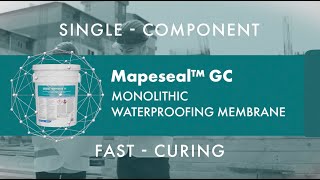 Mapeseal™ GC | BELOW GRADE APPLICATIONS