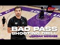 Bad Pass Basketball Shooting Drill Featuring Jordan McCabe The Gun 14X Smart Pass