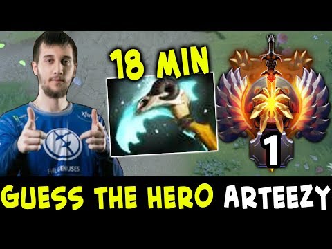 Guess the hero — Arteezy TOP-1 RANK NA edition