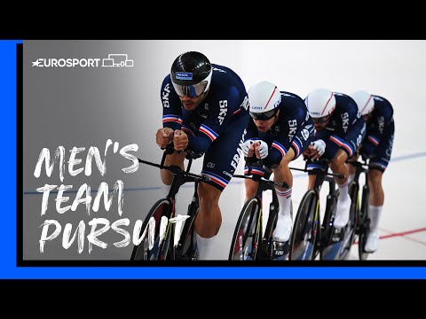 France beat Denmark to Men's Team Pursuit Gold | 2022 European Championships | Eurosport