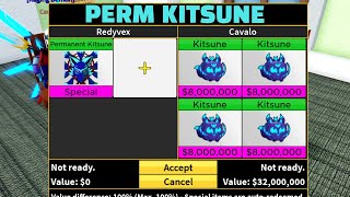 What do People Trade For PERM KITSUNE..? (Blox Fruits)
