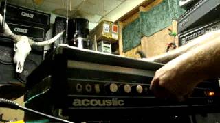 Video thumbnail for Acoustic 140. Testing all the knobs and channels. by ShaolinLambKiller