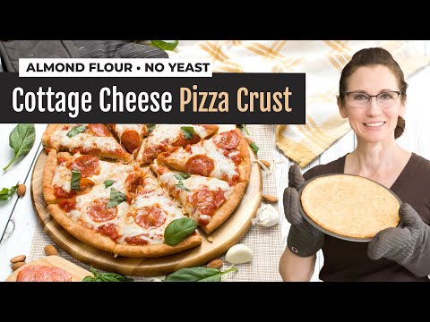 Protein Cottage Cheese Pizza Crust with Almond Flour | No Yeast!