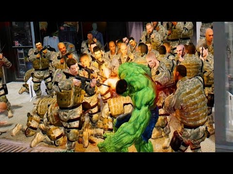 GREEN HULK VS USA ARMY - EPIC BATTLE