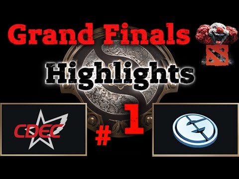 CDEC -vs- EG - Highlights - BEST MOMENTS ! - Game 1 - GRAND FINALS - TI5 - dota 2. 07.08.2015