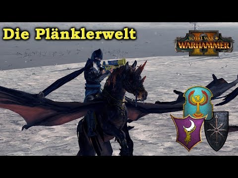 Die Plänklerwelt - Doppelschlacht! Chaos vs Dunkelelfen! - Total War: Warhammer 2 Deutsch