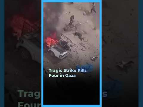 Ceasefire Under Fire: Israeli Strike on Gaza Police Vehicle Kills Child, Civilians