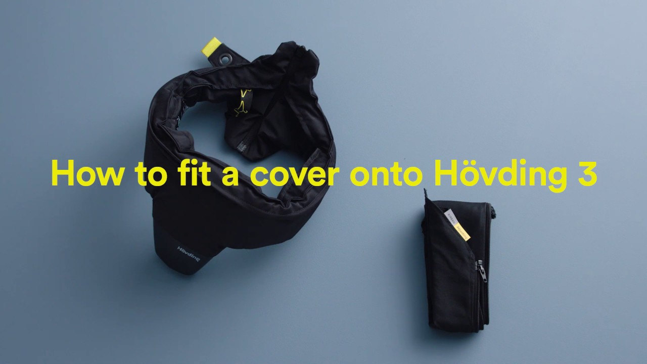 How to fit a cover onto Hövding 3