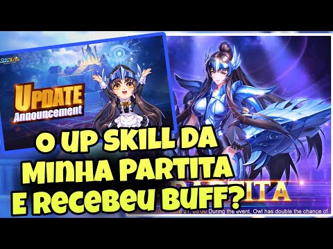 Minha Escolha de Up Skill Partita. Partita Receberá Buff? Notas de Atualização Saint Seiya Awakening