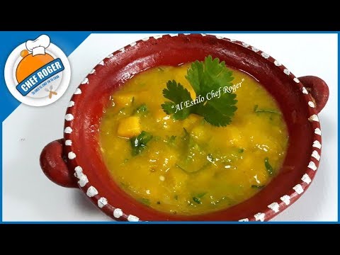 Picosisisima salsa de HABANERO CON MANGO, salsas picosas 1 | Chef Roger Video