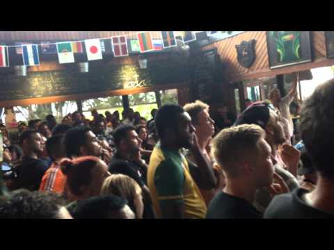 Manny Pacquiao vs. Floyd Mayweather Winner Announcment Reaction at Uprising Beach Resort, Fiji