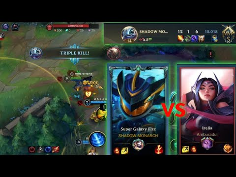 FIZZ VS IRELIA WHO WILL WIN?? PRO FIZZ!!! - LEAGUE OF LEGENDS WILD RIFT