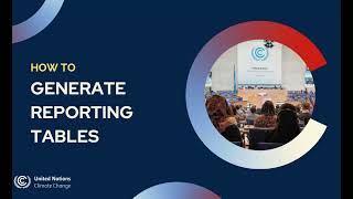 How to generate reporting tables