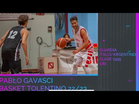 Pablo Gavasci - Highlights 2023 - Basket Tolentino