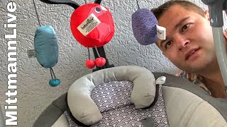 Zur Geburt unserer süßen Liana gibt es eine elektrische Babyschaukel