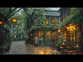 RAINY DAY JAZZ AT A VINTAGE LIBRARY CAFé ☕COZY AMBIENCE, WAR ..