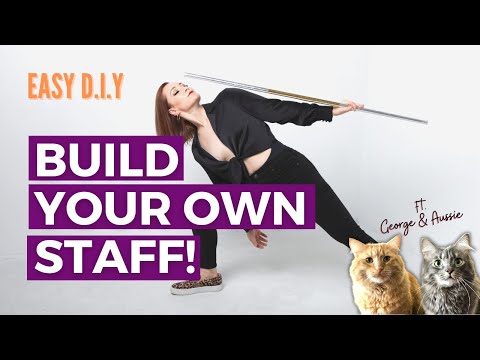 [EASY DIY] How To Build Your Own Jo Staff (Version 2.0) | Michelle C. Smith
