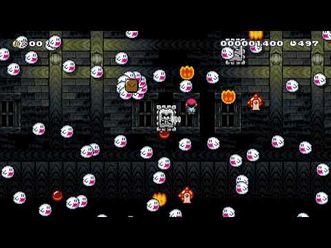 Night Terror [Hold ZR] by Rcktblstr ~ Super Mario Maker ~ No Commentary 1cd